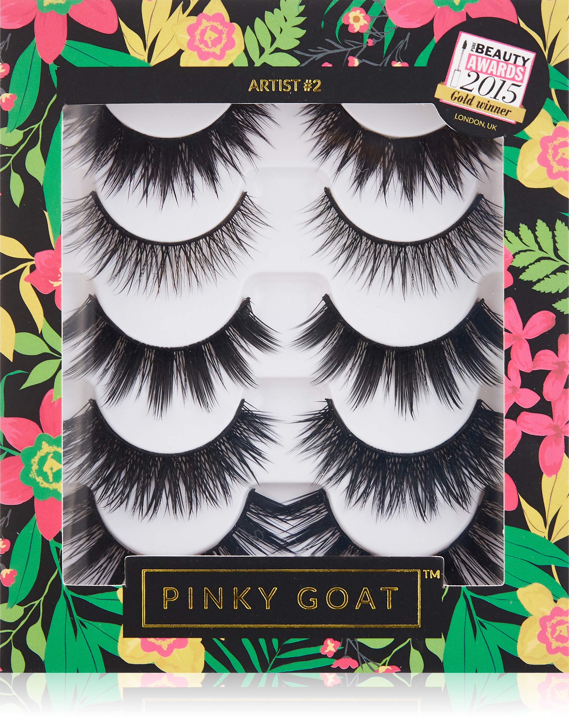 Pinky Goat Artist 2 Eye Lashes, Pack of 1