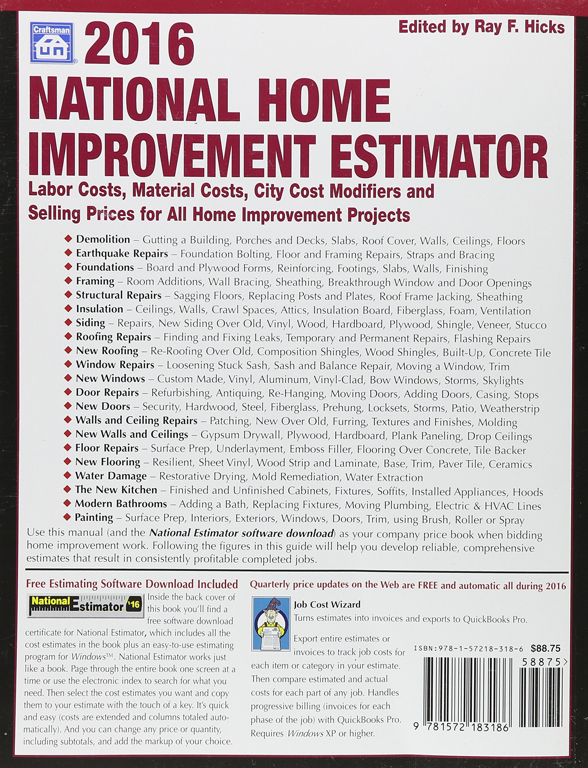 National Home Improvement Estimator 2016