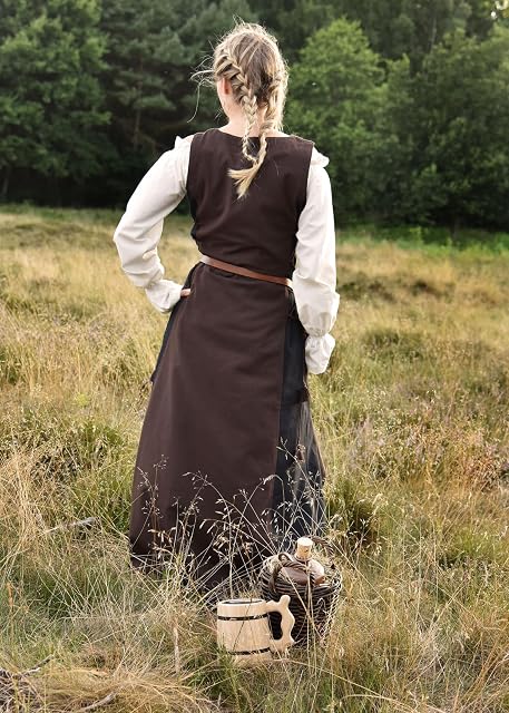 Foto 4 de 8 de Battle-Merchant - Vestido medieval sin mangas Jarle - Vestido vikingo para mujer