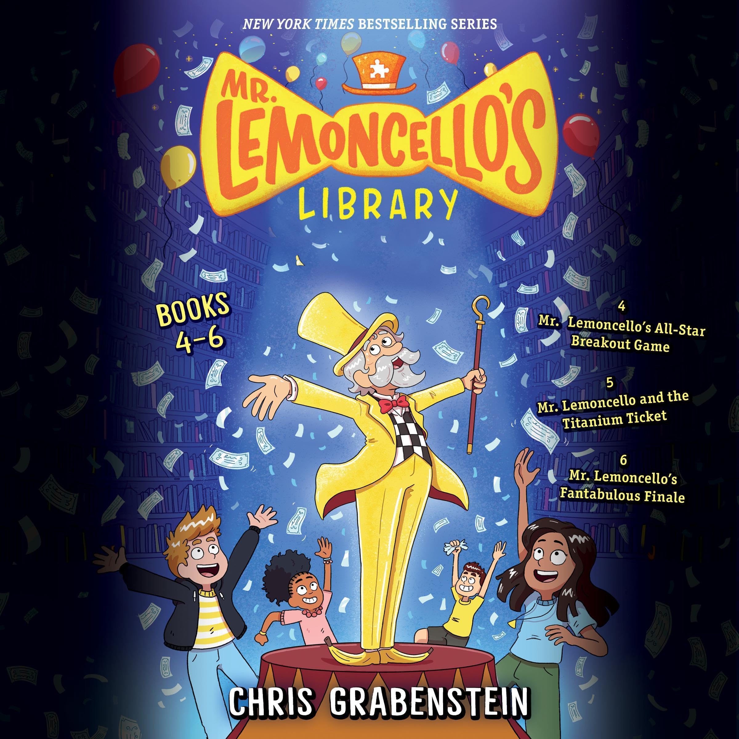 Cover art for Mr. Lemoncello's Library: Books 4-6