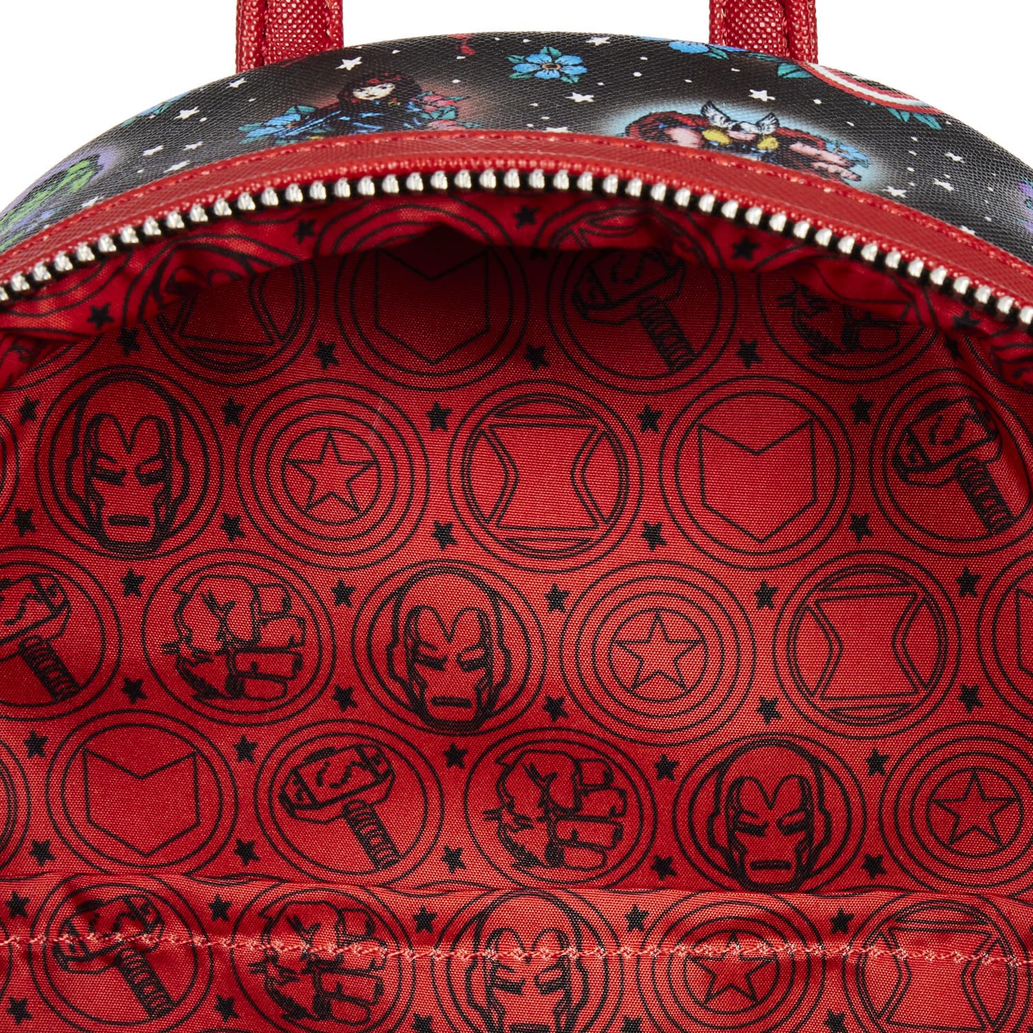 Amazon.com: Loungefly Marvel Avengers Tattoo MINI Backpack  display picture 2