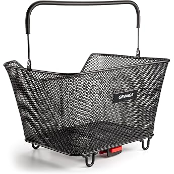 GEWAGE Rear Cargo Rack Basket Cross Mounted Quick Release 20kg