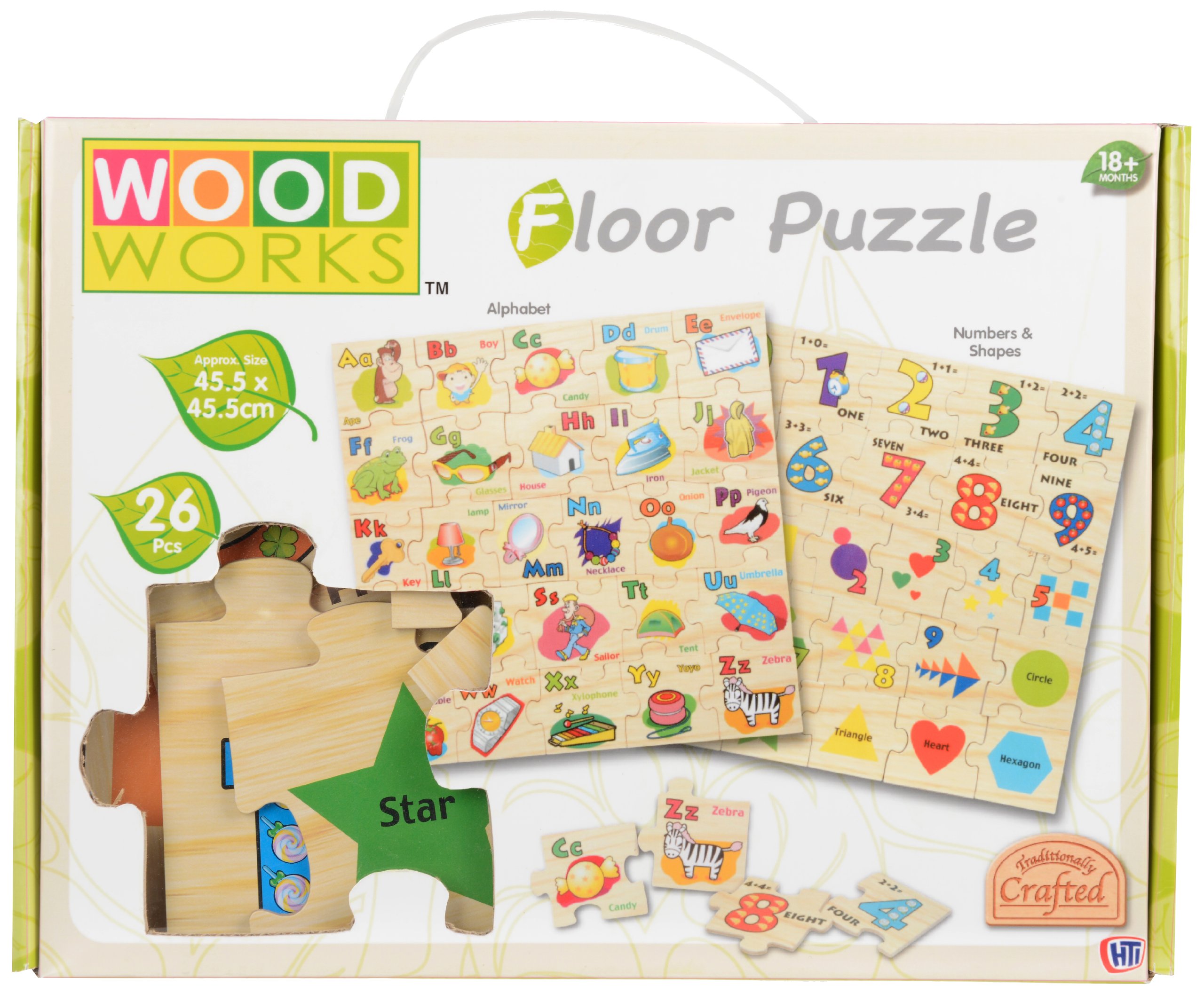 Wood Works Wooden Floor Puzzle (26 Pieces)