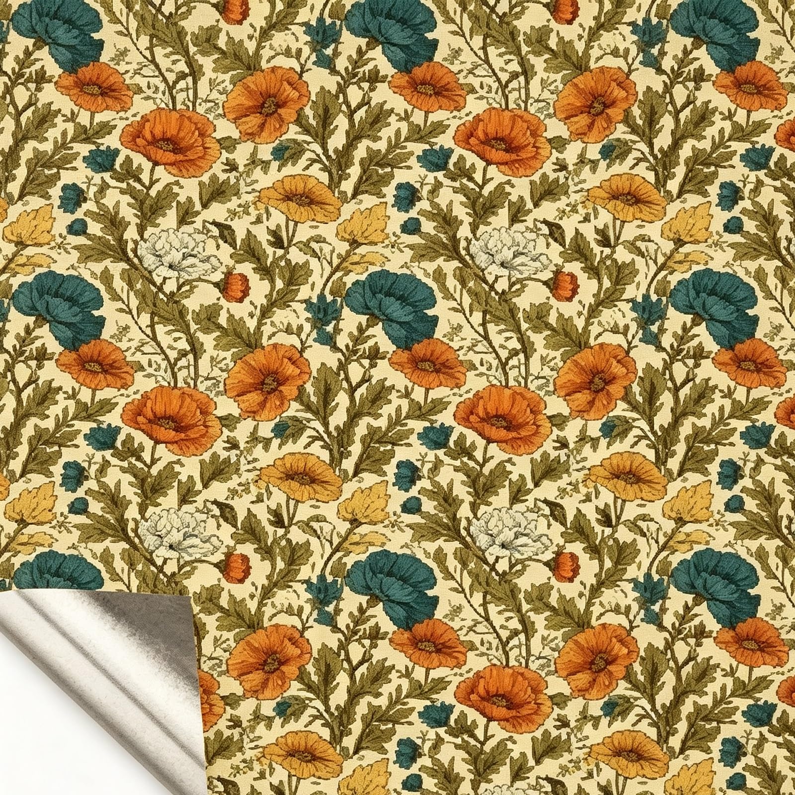 Zynqra J Peel And Stick Wallpaper,Self Adhesive Floral Contact Paper