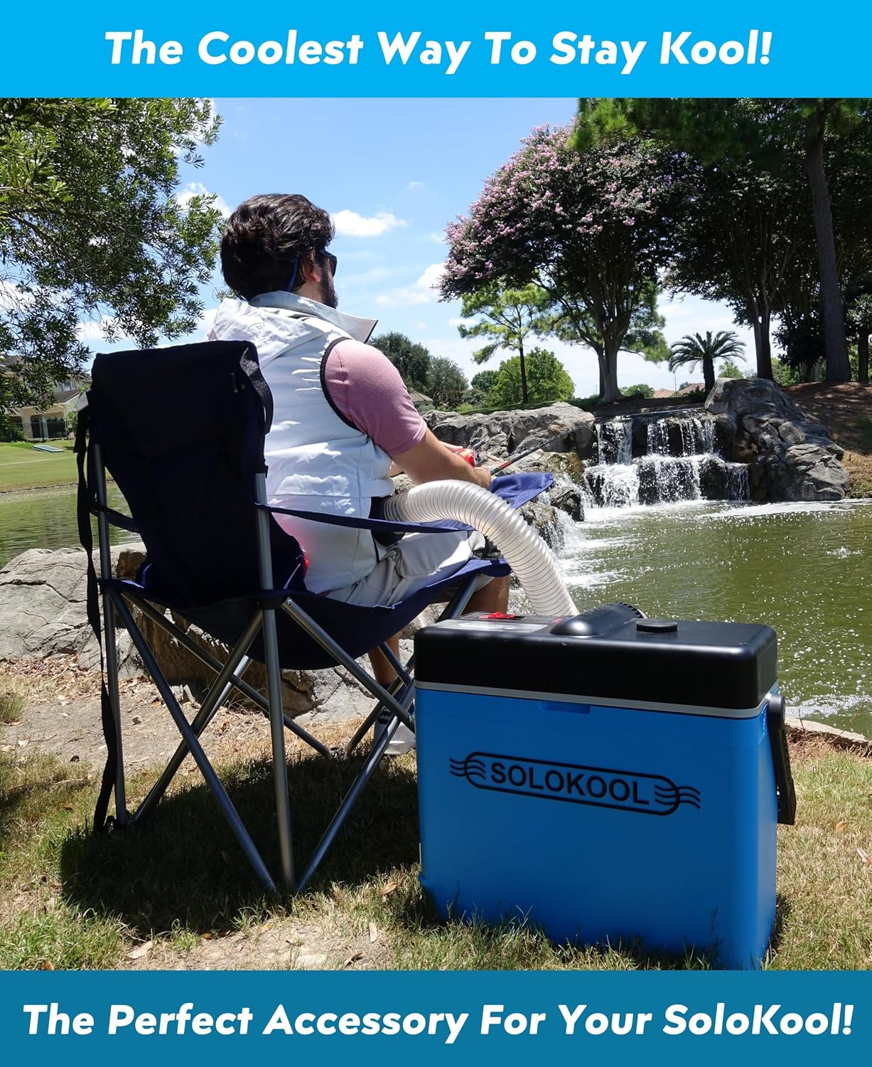 SoloKool - Kool Vest - Connectable Air Conditioning Vest to Portable A/C unit