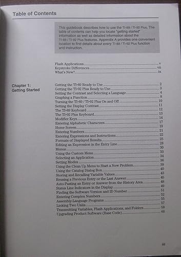 Miniatura 4 de Texas Instruments TI-89TI-92 Plus Guidebook (Texas Instruments Guidebook)