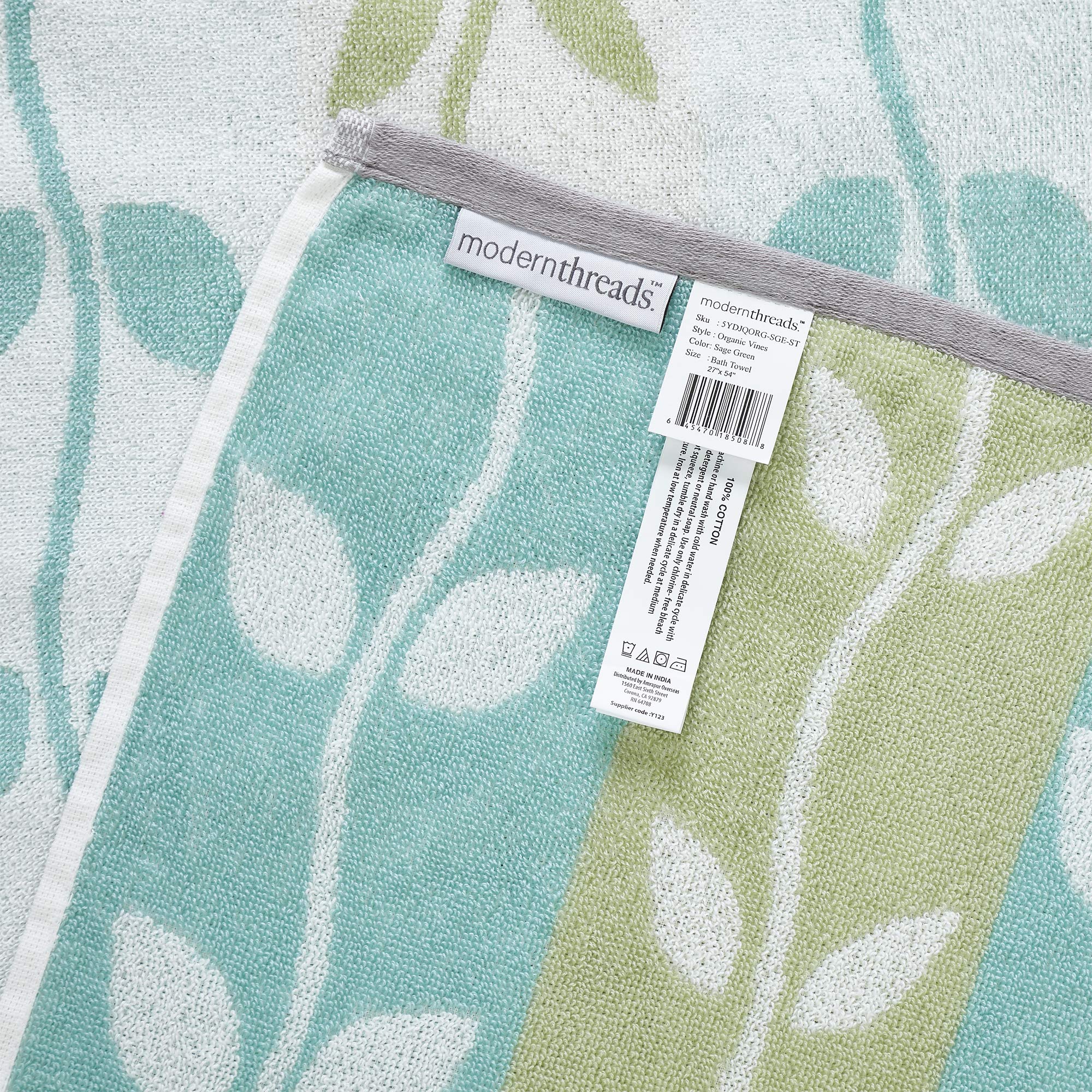 Conjunto De Toalhas Amrapur Overseas Da Modern Threads Com | Frete grátis