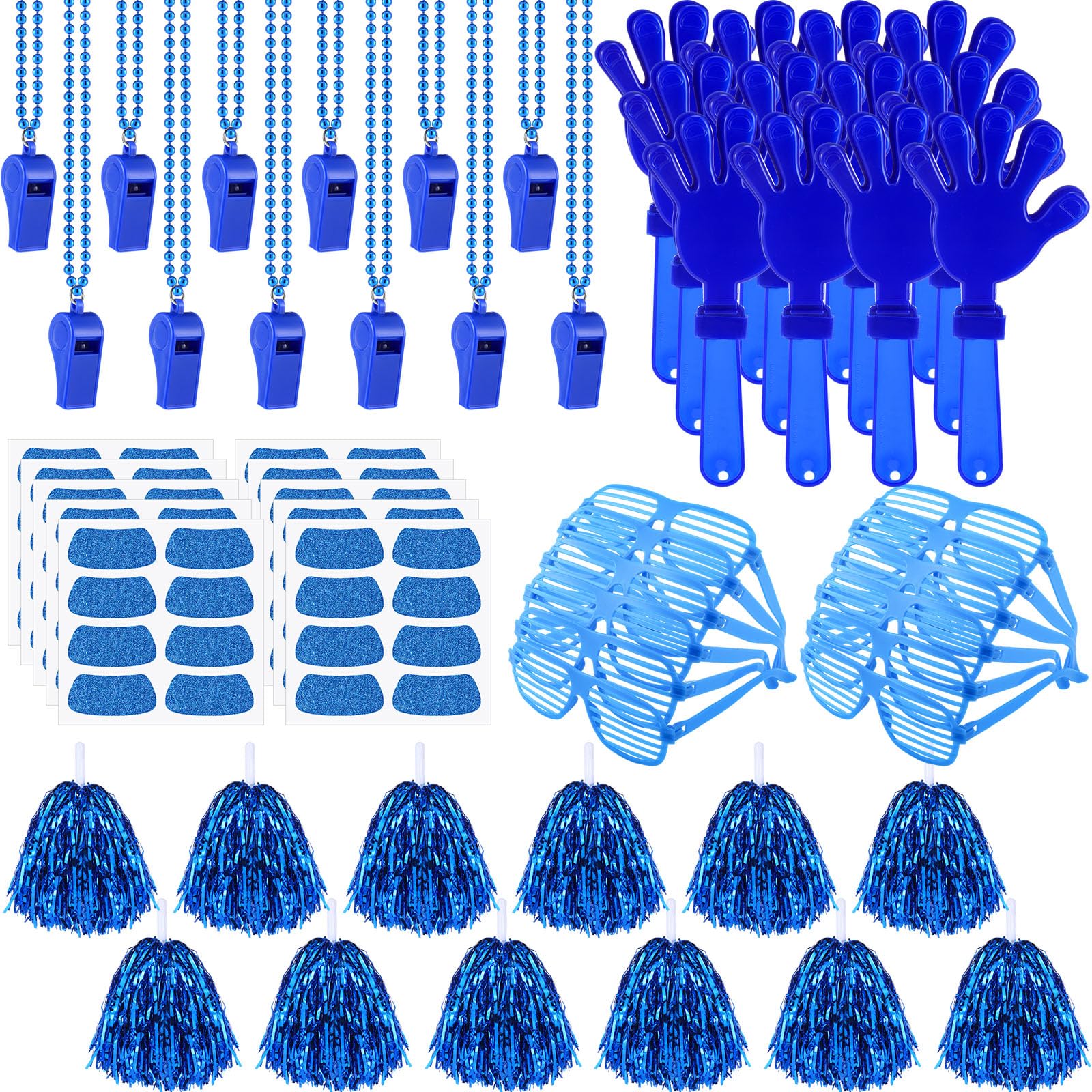 Realspring 148 Pcs Spirit Week Accessories School Team Spirit Items