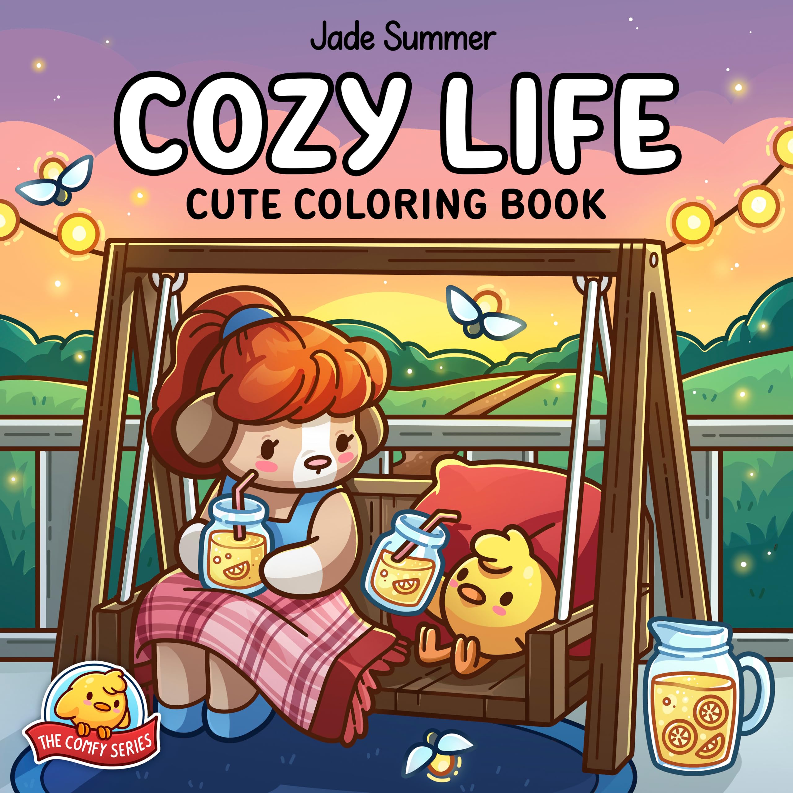 Cozy Life: Cute Coloring Book: 1