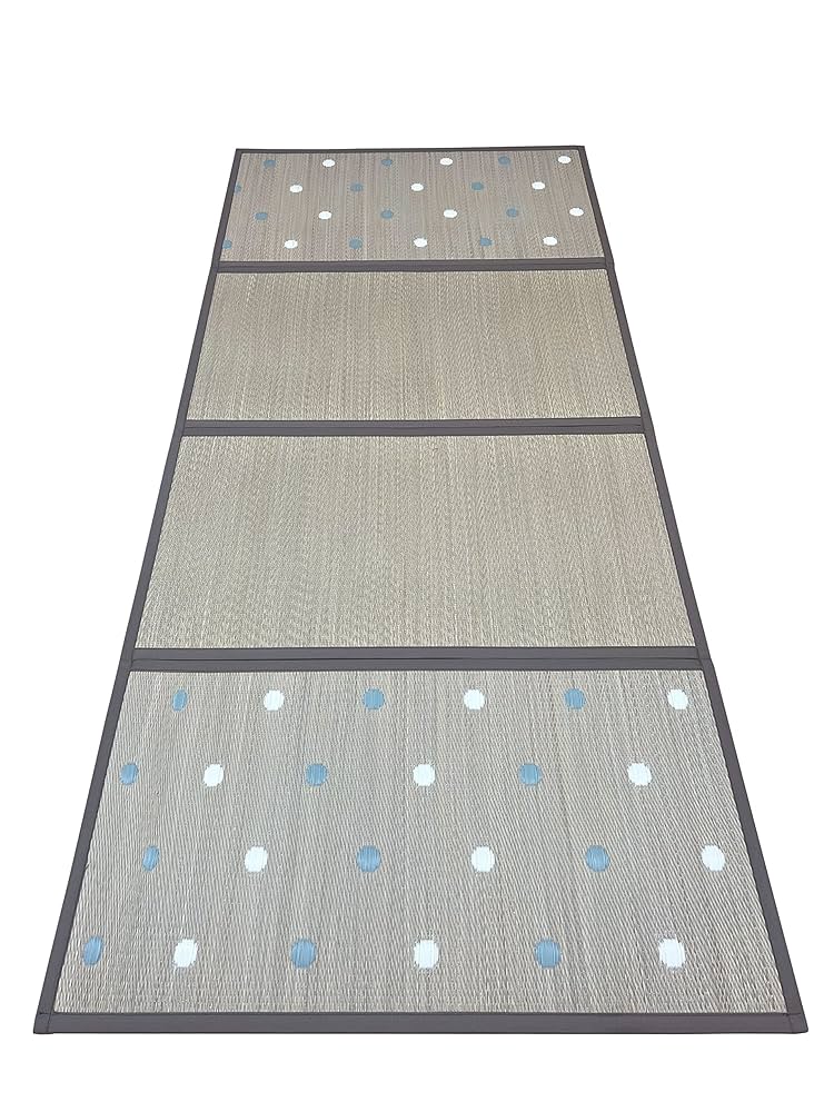 畳製　プレイマット 折りたたみ キッズプレイマット M(140×200cm) KPM-1420M--LBE