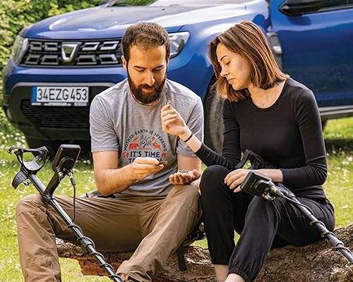 Miniatura 7 de Nokta Simplex - Detector de metales ultra impermeable con eje de fibra de carbono y bobina de búsqueda de 11 pulgadas (detector de metales)