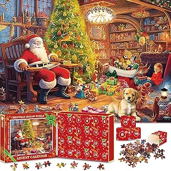 Amazon.com: 2025 Puzzle Advent Calendar, Christmas Advent Calendar