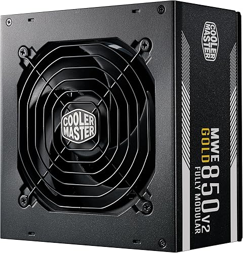 Miniatura 8 de Cooler Master MWE Gold 850 V2 Full Modular PSU, 850W, 80+ Gold, Designed Ready Nvidia RTX 5080 AMD RX 9070 XT, 2 EPS Connectors, 120mm HDB Fan