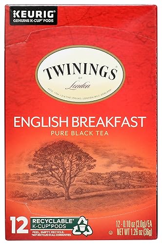 Twining Tea Tea Kcup Engl Brkfst, 12 cápsulas K-Cup