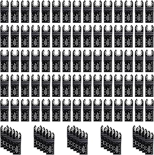 Vtopmart 50 Pcs Multi Tool Blades, Multitool Blades for Wood & Metal, Oscillating Multitool Quick Release Saw Blades Compatible with Bosch, DeWalt, Makita, Dremel and more