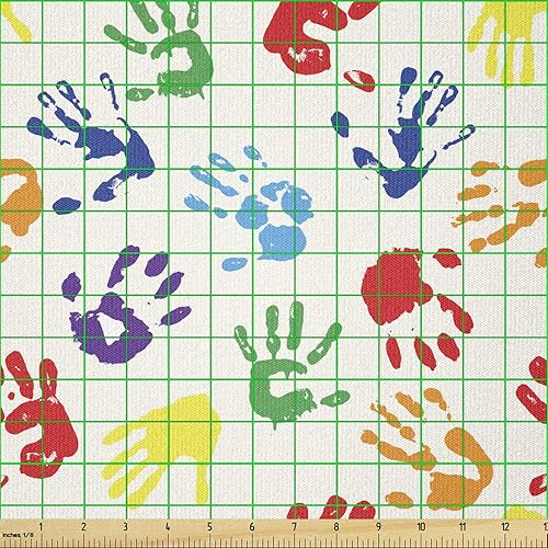 Vista 779 de Lunarable The Yard, tela azul real de The Yard, patrón de cerámica inspirado en el Medio Oriente estilo marroquí, estampado oriental, tela de satén