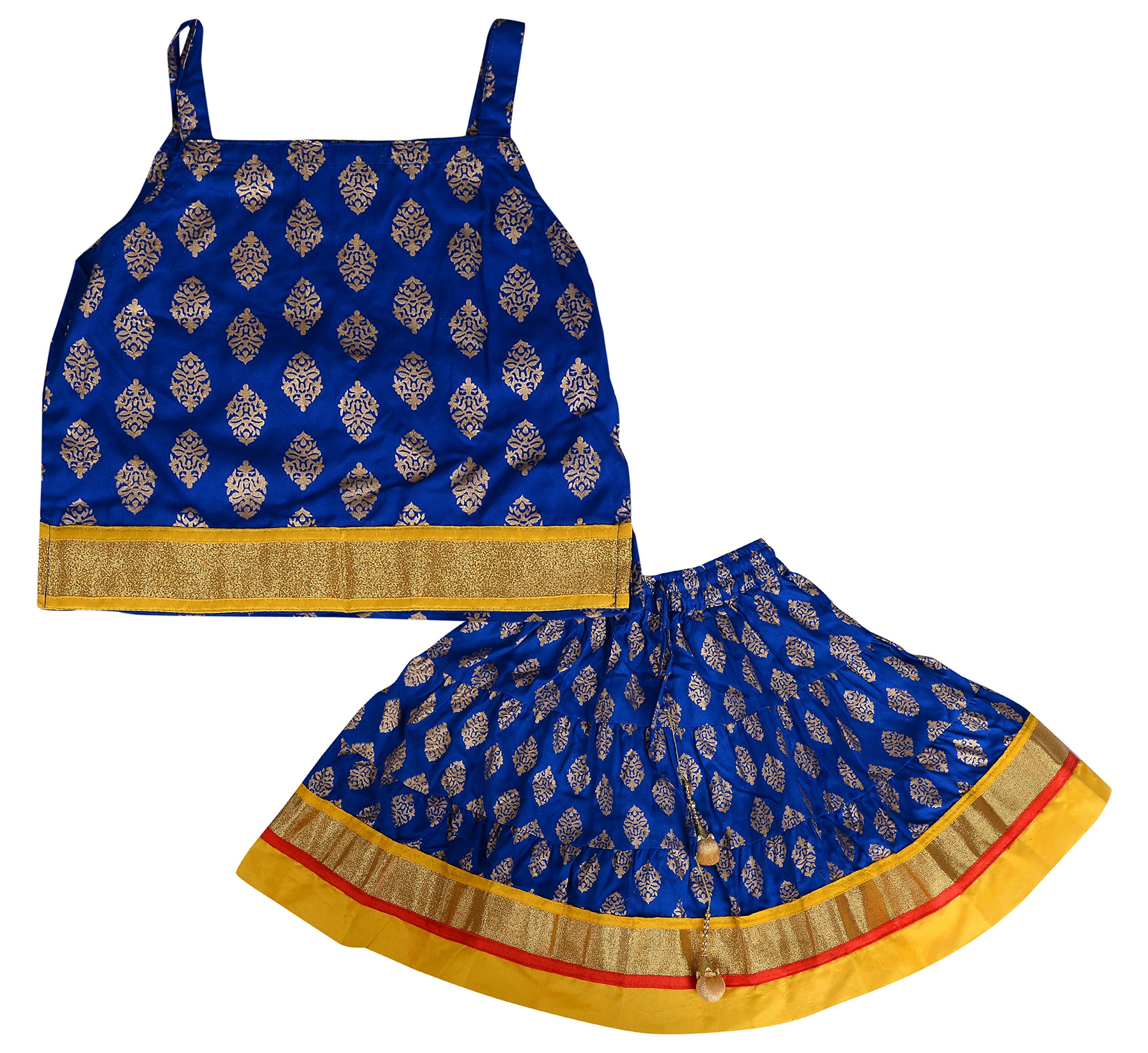 DIAMO Indian Traditional Style Lehenga Choli for Baby Girls
