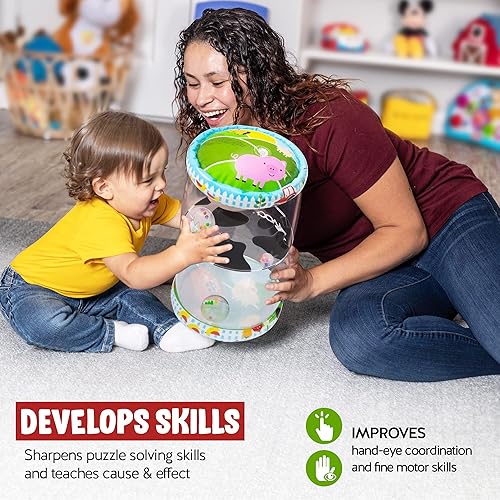 Miniatura 3 de Hoovy Juguetes para gatear para bebés  Juguetes para gatear  Juguetes para gatear para bebés de 6 a 12 meses  Rodillo para principiantes que gatean