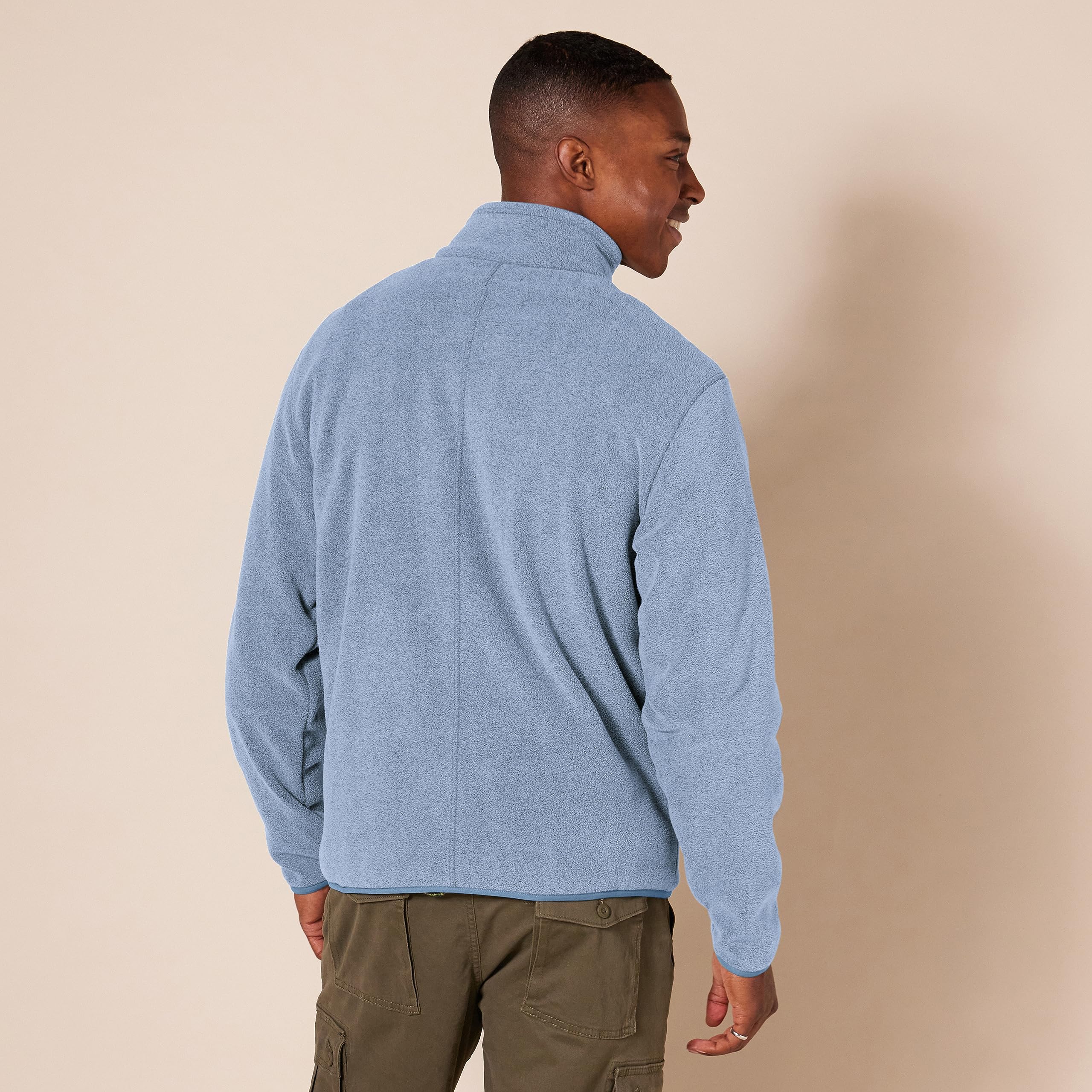 Amazon Essentials Men's Full-Zip Fleece Jacket (Available in Big & Tall)