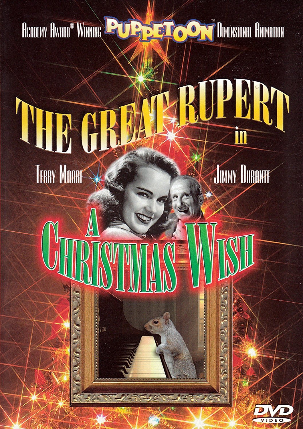 Great Rupert in a Christmas Wish DVD película clásica navideña británica familiar