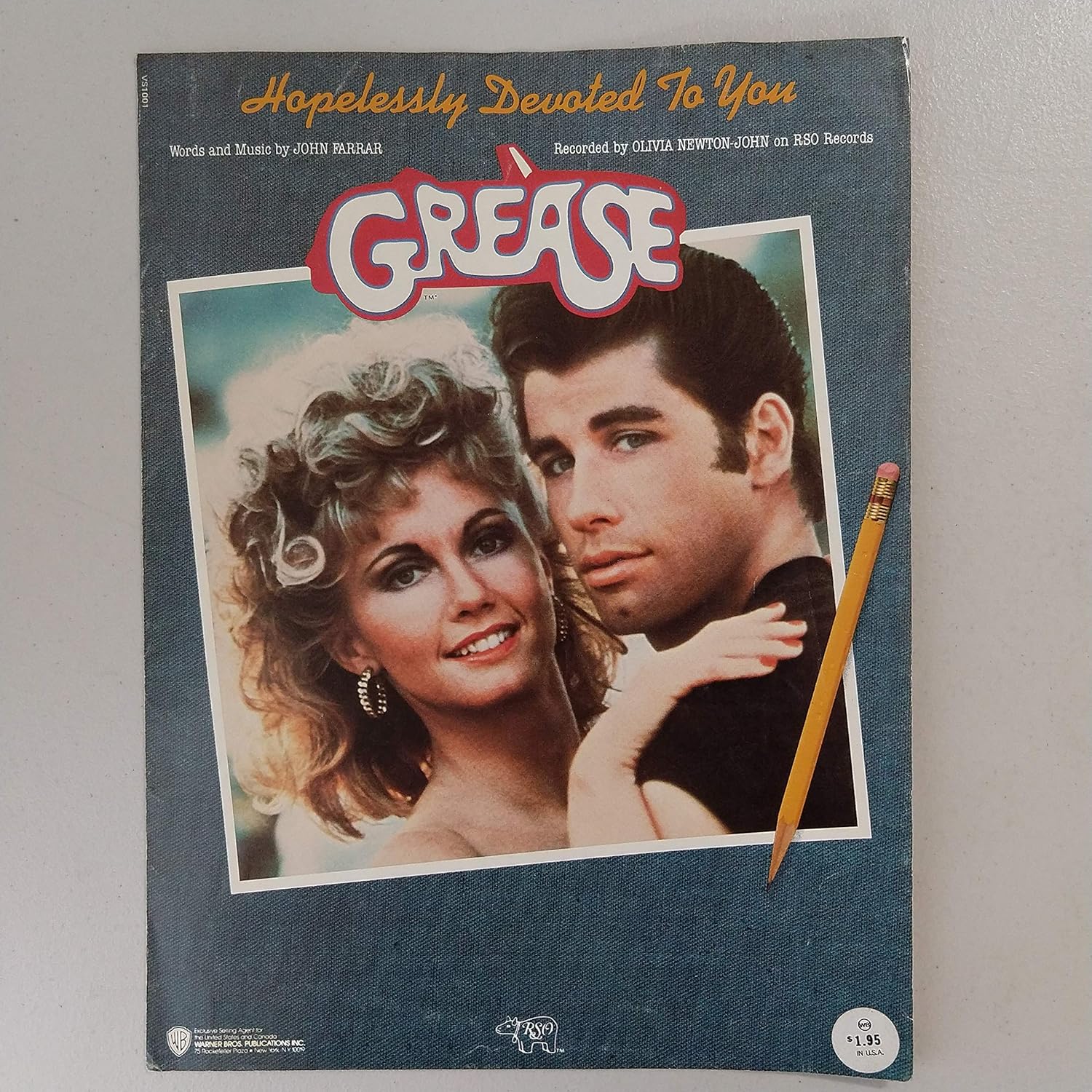 Hopelessly Devoted to You (As Recorded By Olivia Newton John on RSO