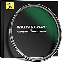 WalkingWay 67mm MC UV Lens Filter - HD Optical Glass, 28-Layer Nano-Coatings, Water/Oil Repellent, Scratch-Resistant Slim Aluminum Frame