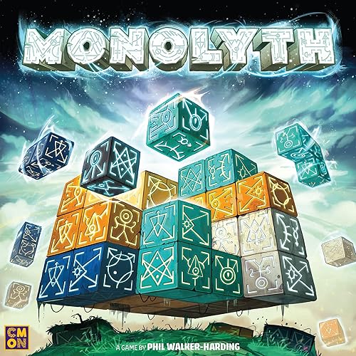 Miniatura 2 de CMON Monolyth - Juego de mesa de estrategia de construcción Monolith  Rompecabezas táctil  Actividad familiar divertida para niños y adultos  A