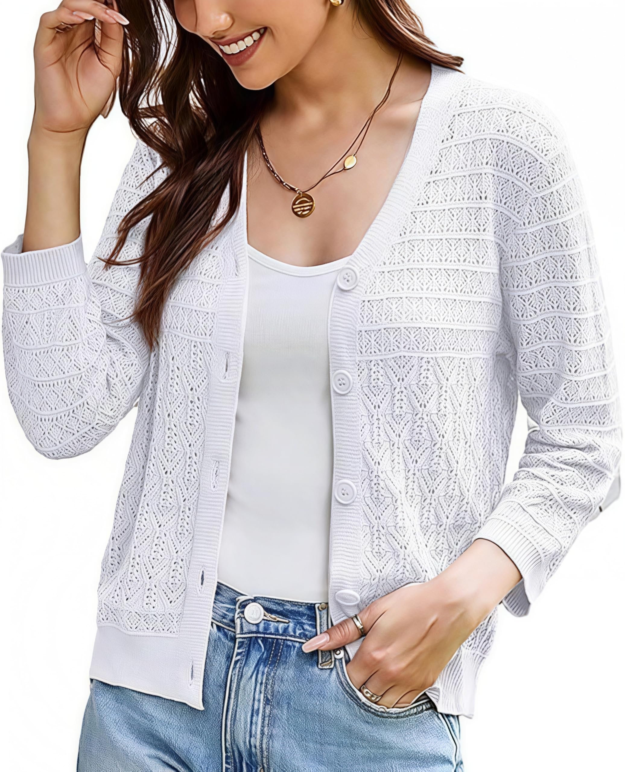 GRACE KARIN Women Lightweight Cardigan