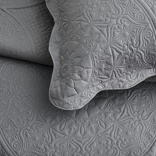 Vista 365 de IR Imperial Rooms - Juego de colcha individual (68 x 86 pulgadas) + 1 funda de almohada (20 x 26 + 2 pulgadas), 2 piezas, ligera, reversible