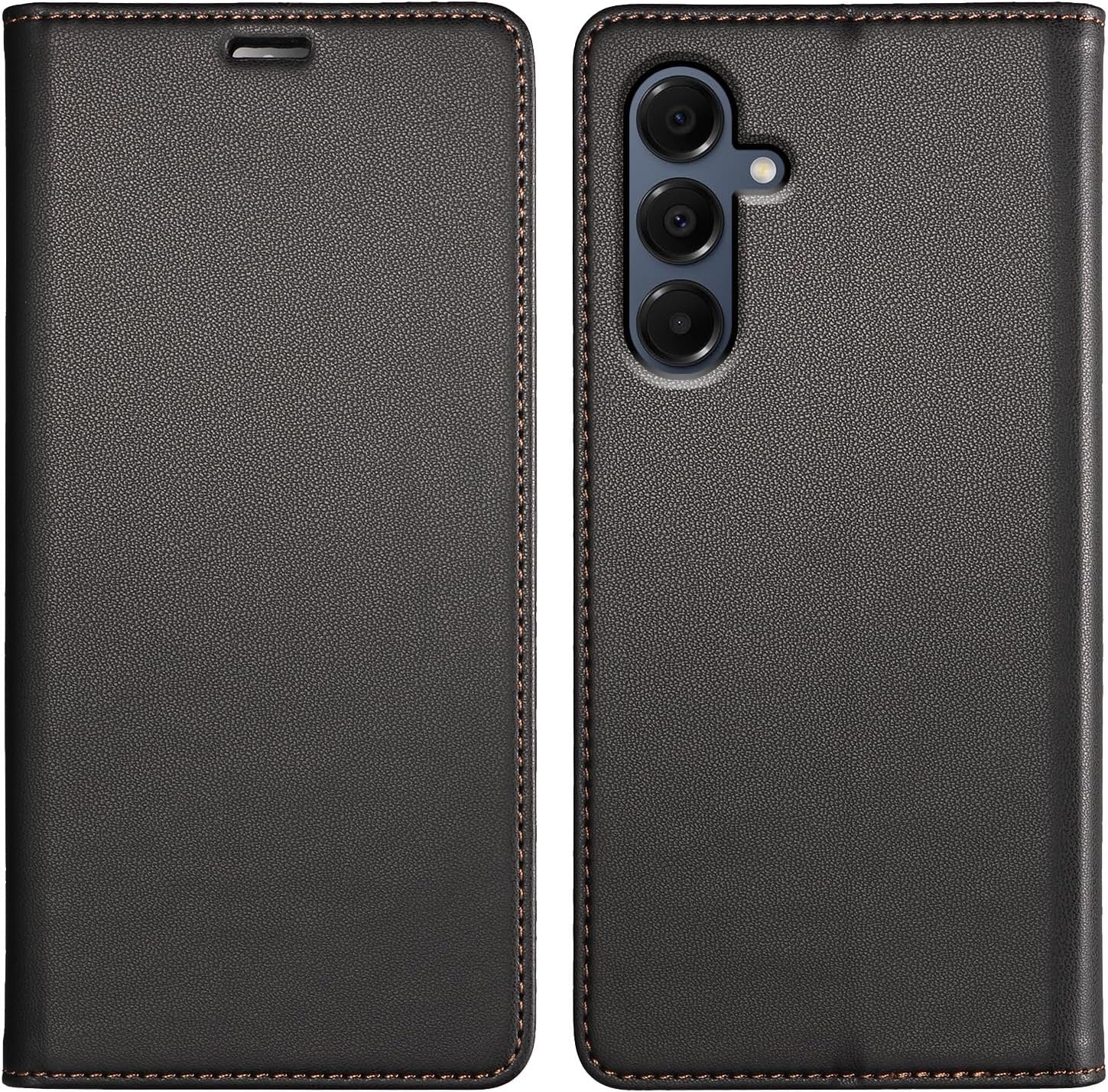 Custodia Portafoglio Con Magnetica Per Sony Xperia 10 Plus (2019) – Cover In Pelle PU Con Slot Carte – Nero/Rosso
