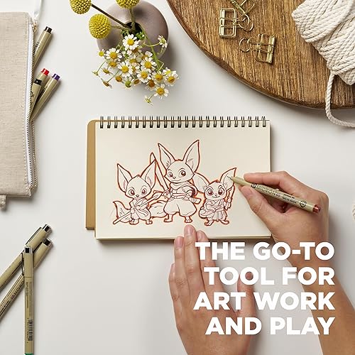 Miniatura 3 de SAKURA Pigma Micron Fineliner, punta 05, colores de archivo Ass't 30066, paquete de 8