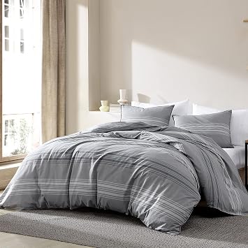 Riverbrook Home Urban Casual Comforter Set, King, Nash - Ivory/Wheat, 3 Piece Set