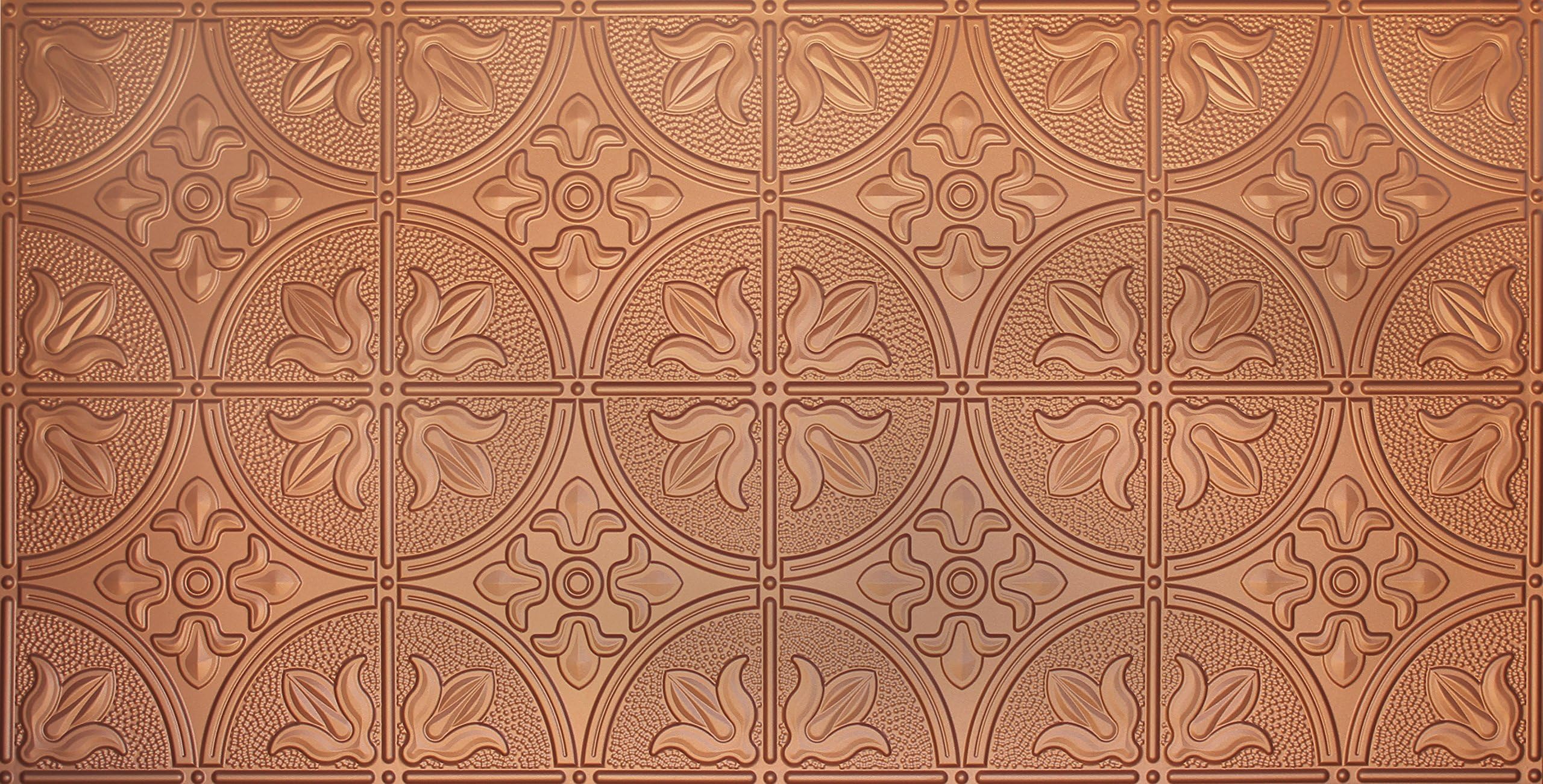 Global Specialty Products Pattern No.309 Tin Style Panel, 2 by 4-Feet, Copper