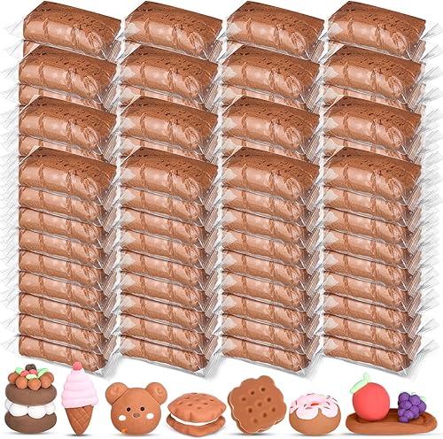 Miniatura 9 de 144 piezas de arcilla seca al aire a granel de 76 onzas Mardi Gras suave DIY modelado kit de arcilla mágica para esculpir regalos para niños