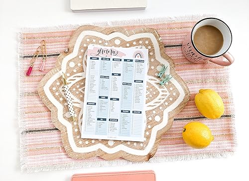 Miniatura 9 de Bloc de notas de lista de comestibles, lista de compras 60 páginas extraíbles para planificar comidas y crear una lista de compras