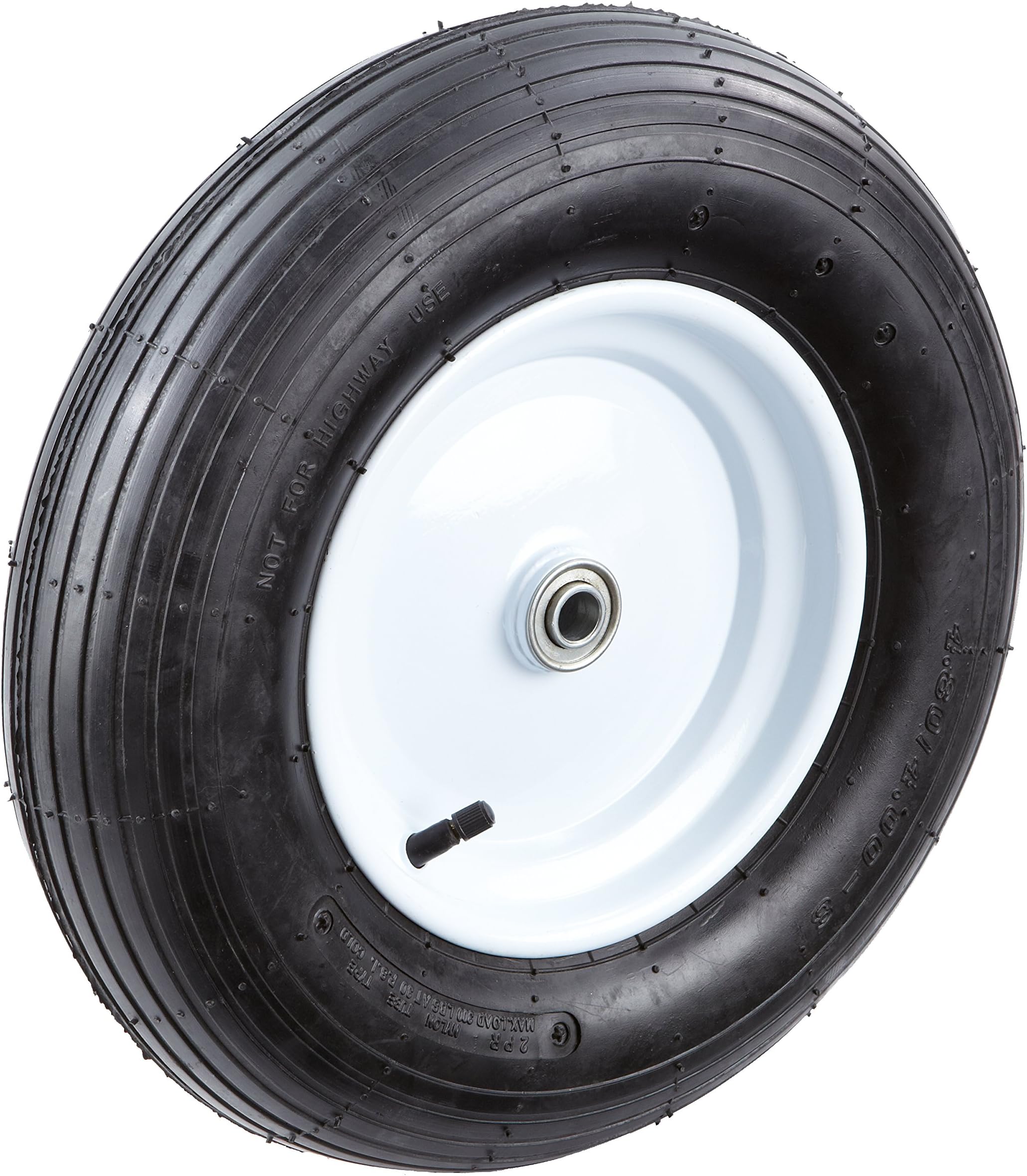 Tricam Farm and Ranch FR2020 Pneumatic Replacement Turf Tire for Hand Trucks and Lawn Carts, 16-Inch