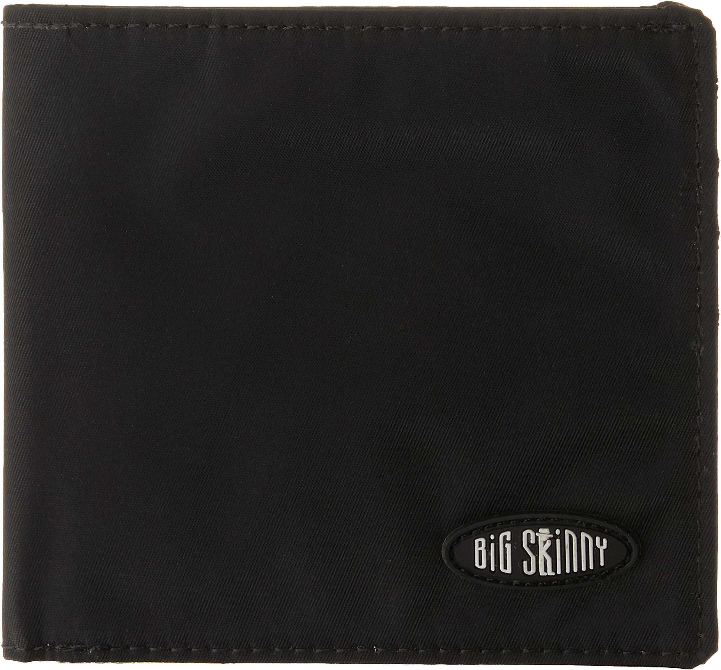 Men's RFID Blocking World Bi-Fold Slim Wallet, Holds Up to 30 Cards, Black