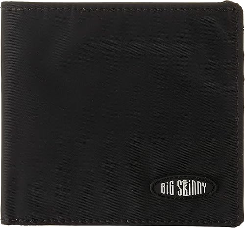Big Skinny Cartera delgada para hombre con bloqueo RFID World con capacidad para hasta 30 tarjetas color negro Big Skinny Cartera delgada para hombre con bloqueo RFID World con capacidad para hasta 30 tarjetas color negro