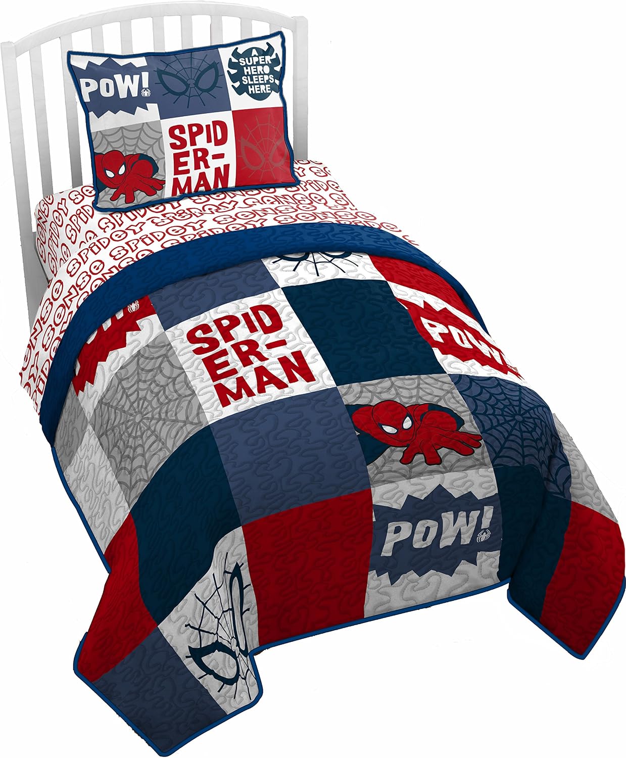 Marvel Spiderman Spidey Sense Full Sheet Set (Full/Queen Quilt)