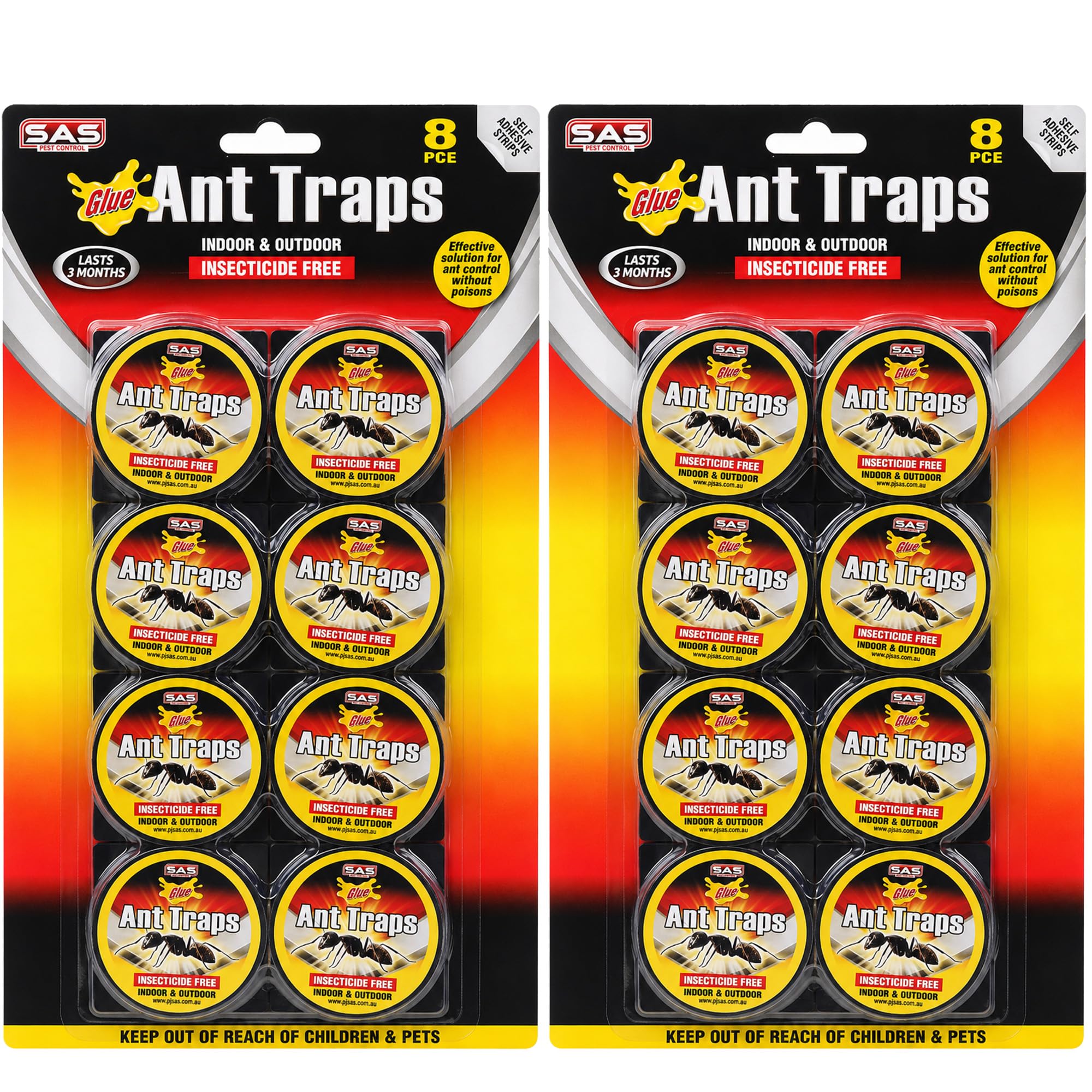 16 Pack ant bait stations for Indoors Outdoor, safe and effective Ant Traps Used at home, Kitchen and Garden, Easy to clean