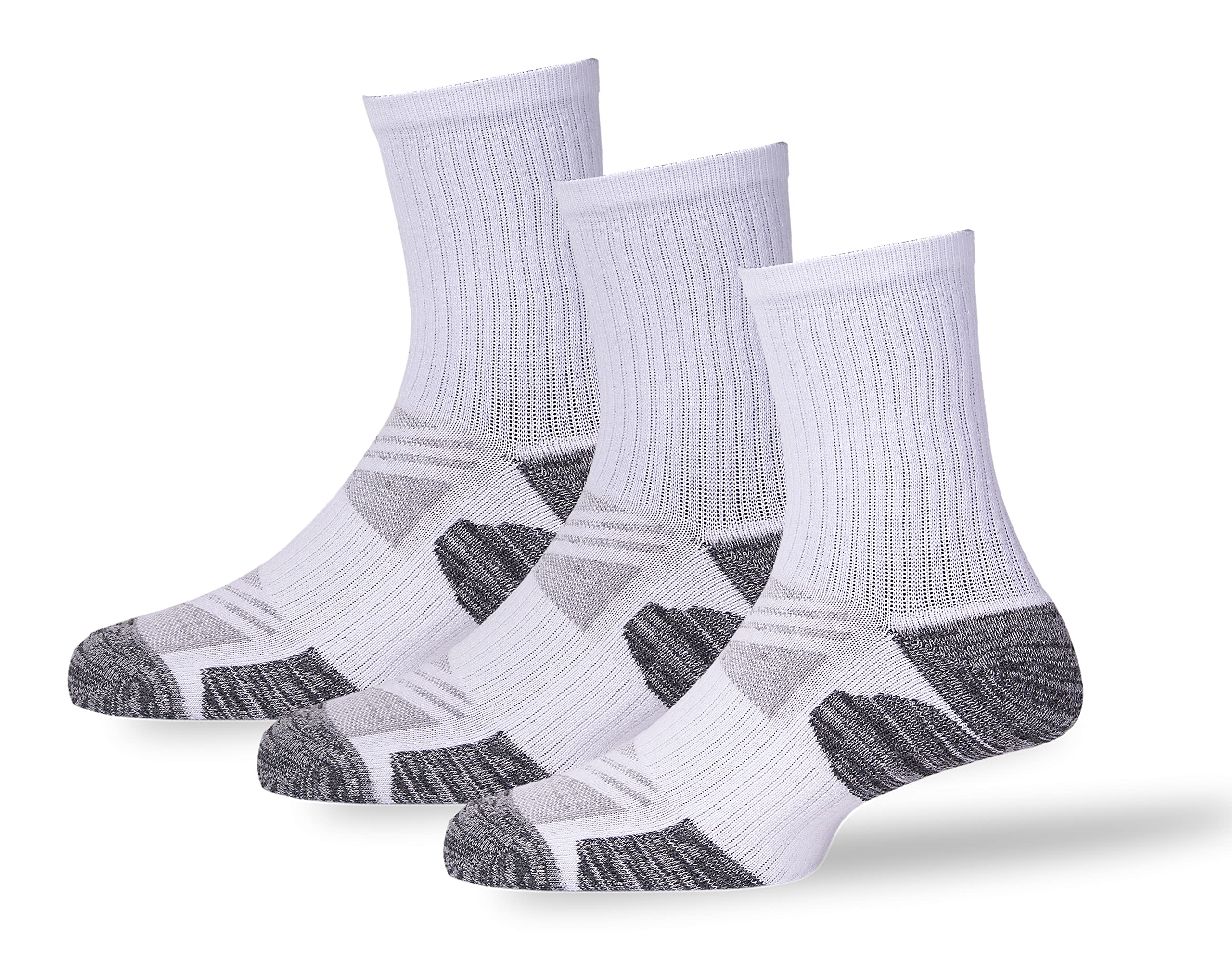 rc. royal class Athletic Mid-Calf Length Cotton Running Performance Compression Sports Socks for Men, Cushioned with Ventilation Mesh, Pack of 3-picture-28