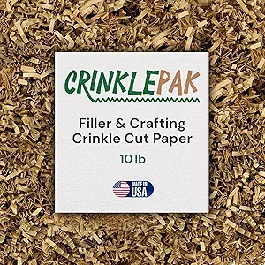 40 LB Black Crinkle Cut Shred | CrinklePak Shred