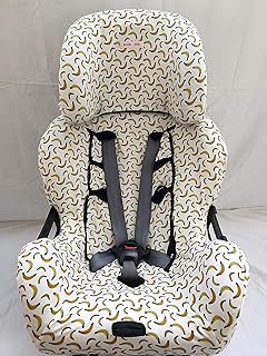 MOON-BEBE Funda para silla de coche Klippan Kiss 2 Y KLIPPAN PLUS (BLANCO)