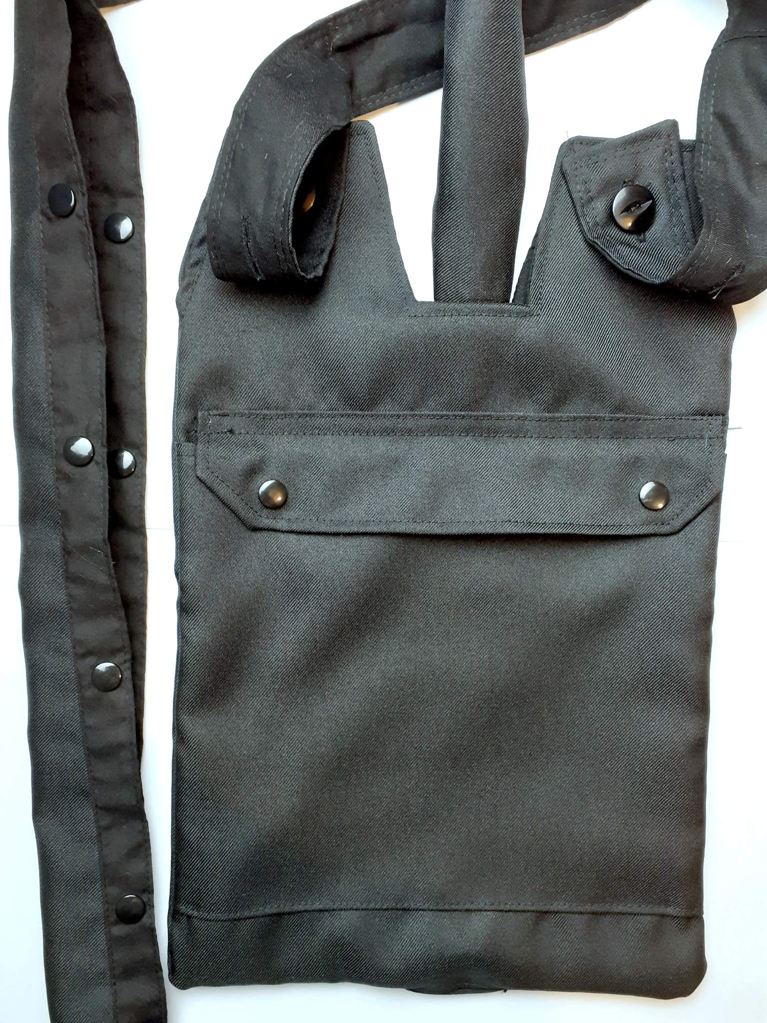 Portafolios de noche con bolsillo, funda para tubo (1 metro de largo) y asa ajustable. Funda para bolsa de noche con catéter. Ideal para silla de ruedas.
