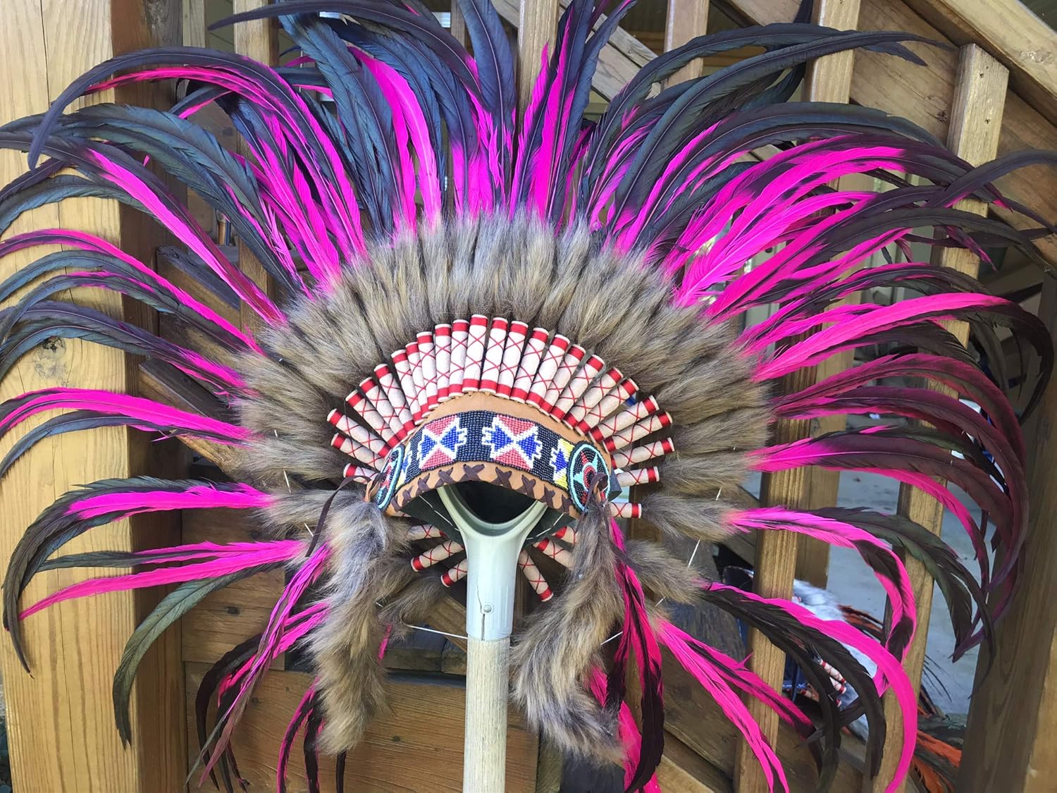 Terre Warbonnet Chiefhats, Native American Indian Inspired, Feather Headdress