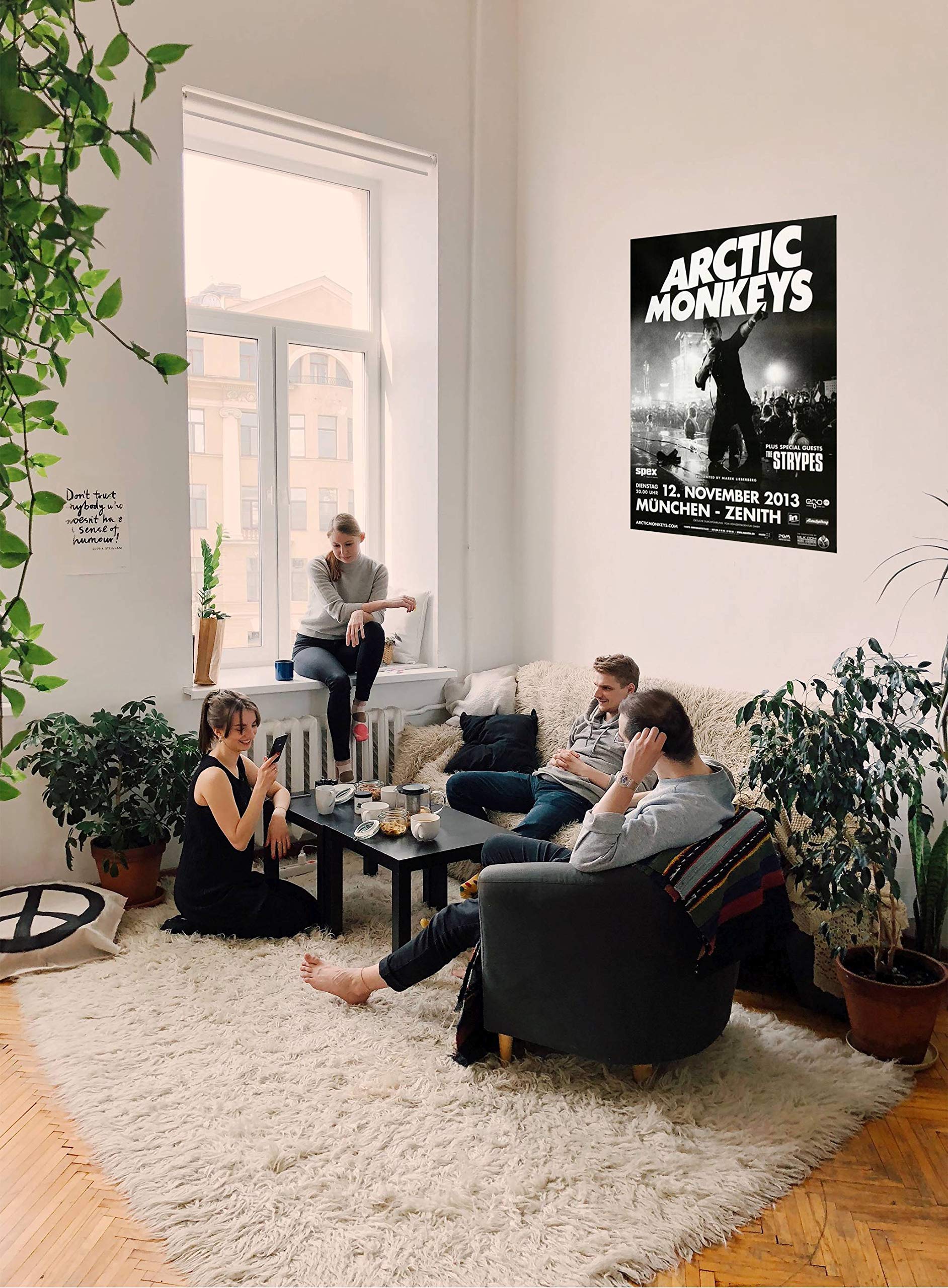 Arctic Monkeys - AM Tour, München 2013 » Konzertplakat/Premium Poster | Live Konzert Veranstaltung | DIN A1 «