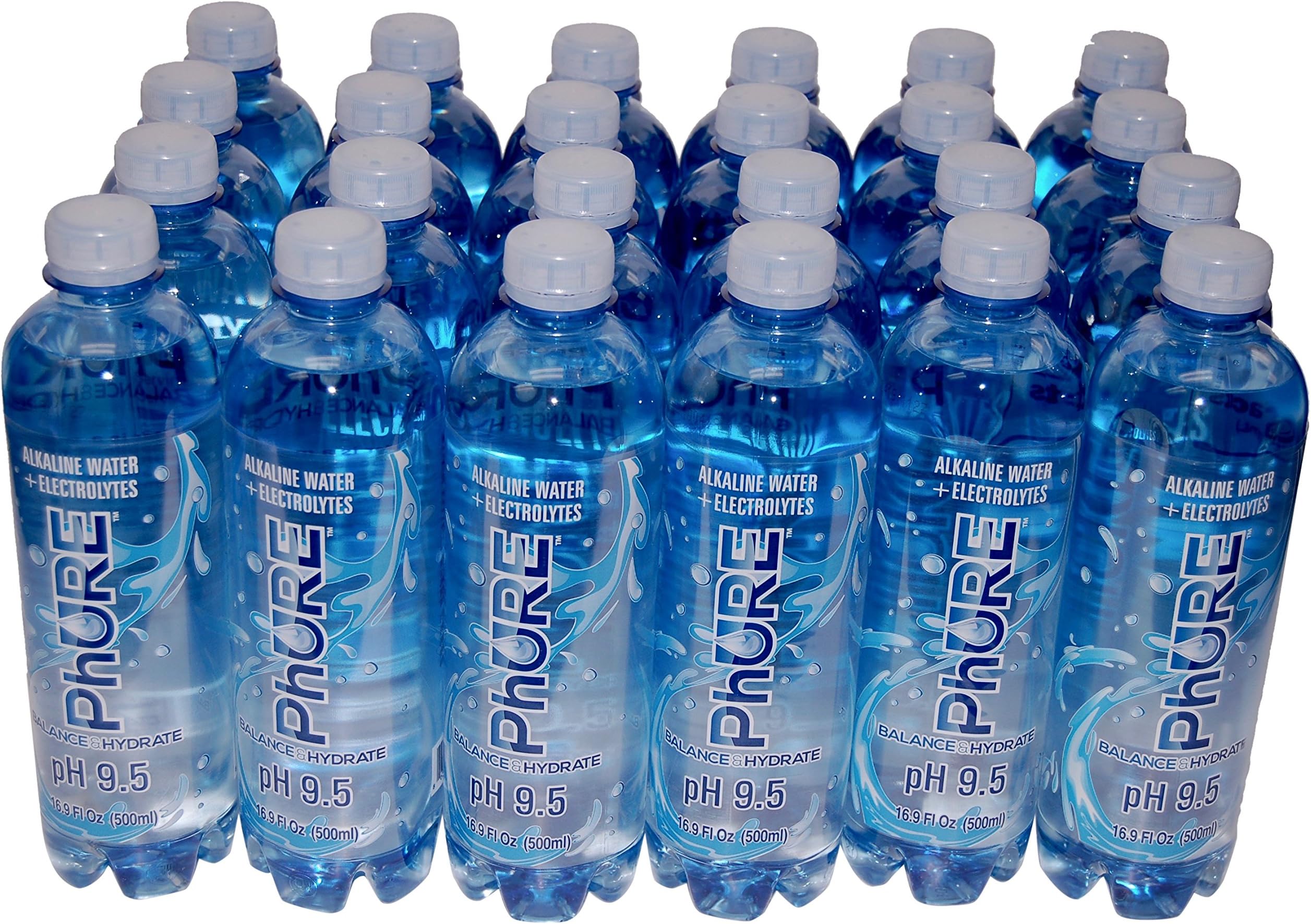 PhURE Alkaline Water, 16.90 Ounce, 24 Count