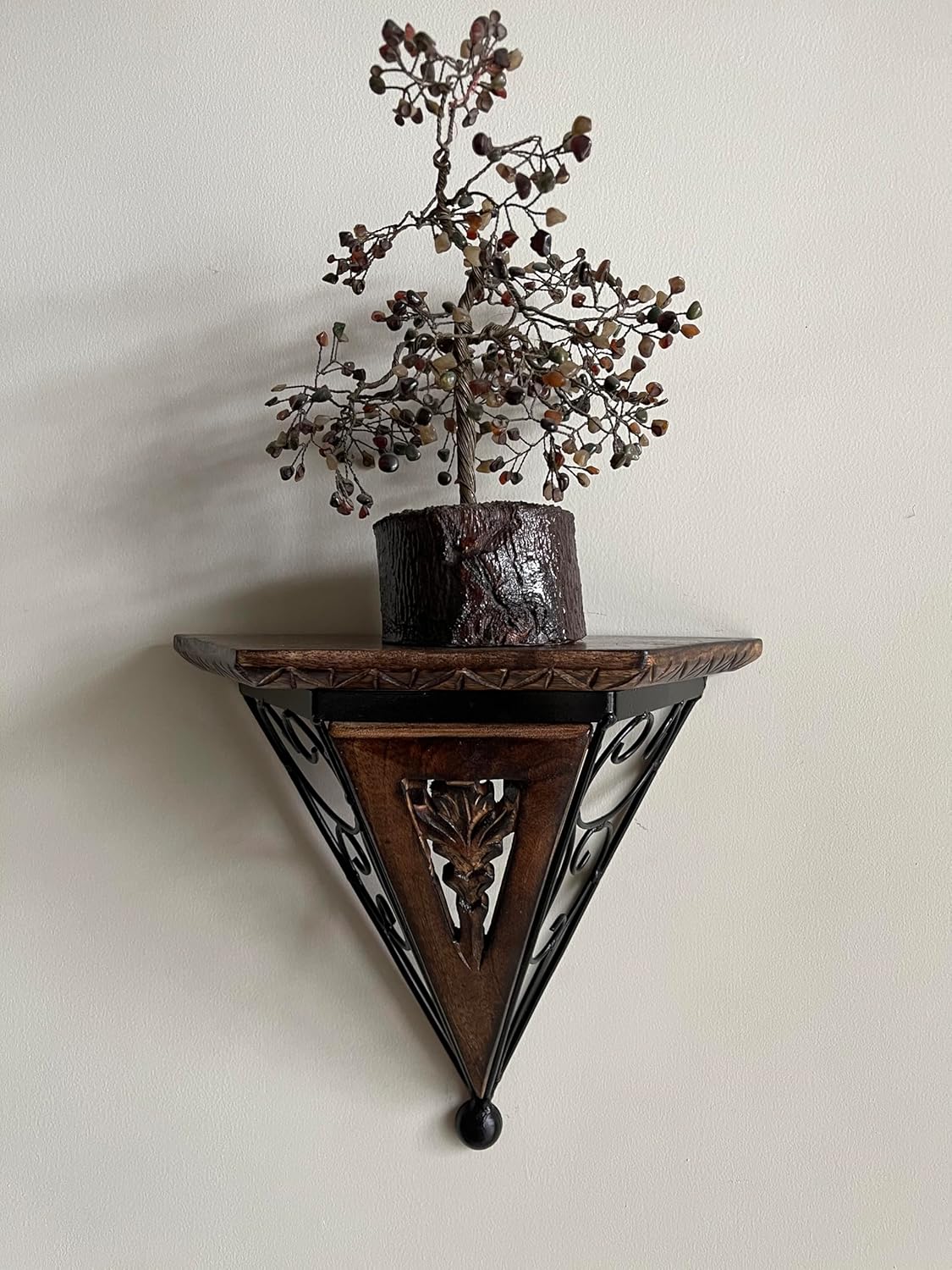 Wall Mounted Wooden & Wrought...