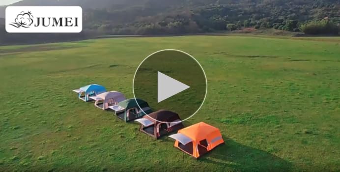 Jumei テント キャンピングテント ドームテント 2ルーム 二重層 設営簡単 Jumei テント キャンピングテント ドームテント 2ルーム 二重層