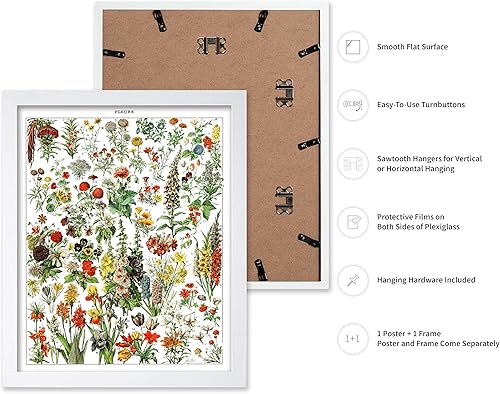 Miniatura 208 de Poster Master Póster vintage de orquídea, estampado de flores retro, arte de pared de plantas exóticas, arte botánico, regalo para hombres y